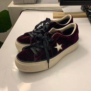 Velvet Platform Converse